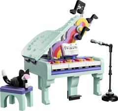 Bộ Mô Hình Lắp Ráp LEGO Music Decor Piano With Cat #31392