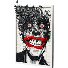 Bộ Mô Hình Lắp Ráp LEGO Tranh Treo Tường The Joker Comic Cover #67012