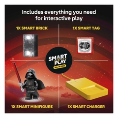 Bộ Mô Hình LEGO SMART PLAY Star Wars: Darth Vader's TIE Fighter #75421