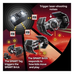 Bộ Mô Hình LEGO SMART PLAY Star Wars: Darth Vader's TIE Fighter #75421