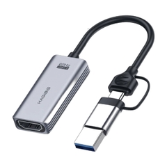 Capture Card Hagibis USB HDMI 1080P 2K 4K Type-C Và USB-A