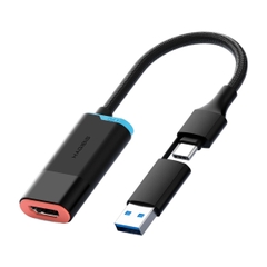 Capture Card Hagibis USB HDMI 1080P 2K 4K Type-C Và USB-A