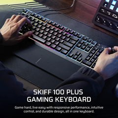 Bàn phím gaming có dây Corsair SKIFF 100 PLUS RGB
