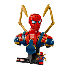 Bộ Mô Hình LEGO SUPERHEROES Bán Thân Iron Spider-Man #76326
