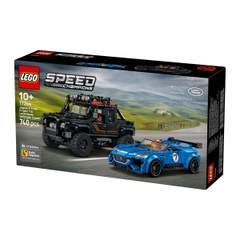 Bộ Mô Hình LEGO SPEED CHAMPIONS Jaguar Project 7 & Land Rover Defender #77264