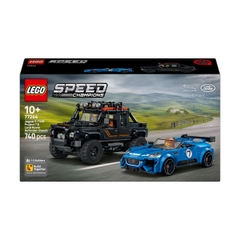 Bộ Mô Hình LEGO SPEED CHAMPIONS Jaguar Project 7 & Land Rover Defender #77264