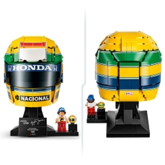 Mô Hình Lắp Ráp LEGO Mũ Bảo Hiểm Ayrton Senna F1 #43024