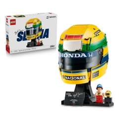 Mô Hình Lắp Ráp LEGO Mũ Bảo Hiểm Ayrton Senna F1 #43024