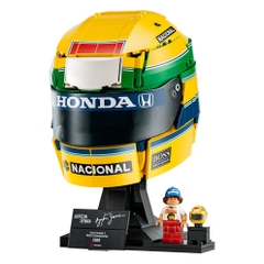 Mô Hình Lắp Ráp LEGO Mũ Bảo Hiểm Ayrton Senna F1 #43024