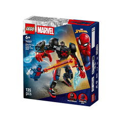 Bộ Mô Hình LEGO SUPERHEROES Miles Morales Mech vs. Spider-Man 2099 #76337
