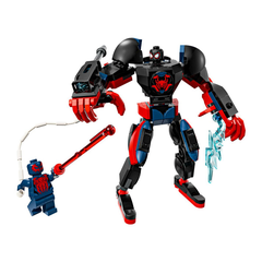 Bộ Mô Hình LEGO SUPERHEROES Miles Morales Mech vs. Spider-Man 2099 #76337