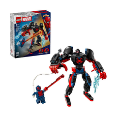 Bộ Mô Hình LEGO SUPERHEROES Miles Morales Mech vs. Spider-Man 2099 #76337