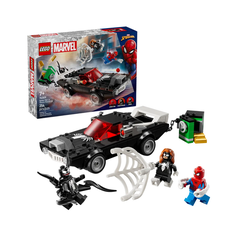 Bộ Mô Hình LEGO SUPERHEROES Spider-Man vs. Venom Muscle Car #76309