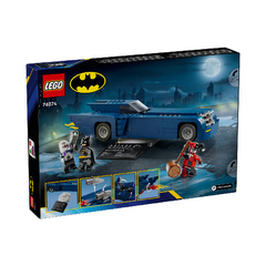 Bộ Mô Hình LEGO SUPERHEROES Batman & Batmobile vs. Harley Quinn & Mr. Freeze #76274