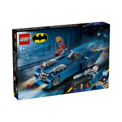Bộ Mô Hình LEGO SUPERHEROES Batman & Batmobile vs. Harley Quinn & Mr. Freeze #76274