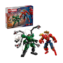 Bộ Mô Hình LEGO SUPERHEROES Mech Battle: Spider-Man vs. Doc Ock #76338