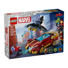 Bộ Mô Hình LEGO SUPERHEROES Xe Iron Man & Black Panther vs. Red Hulk #76310