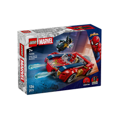 Bộ Mô Hình LEGO SUPERHEROES xe Spider-Man vs. Venomized Wolverine #76336