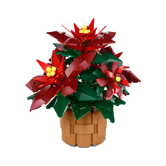 Bộ Mô Hình LEGO BOTANICALS Poinsettia Hoa Trạng Nguyên #10370