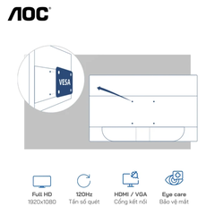 Màn hình AOC 24B15H3/74 24inch IPS 120hz