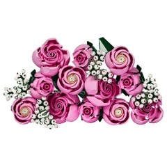 Bộ Mô Hình LEGO BOTANICALS Bouquet of Pink Roses Bó Hoa Hồng #10374