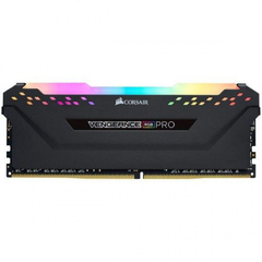 Bộ nhớ ram gắn trong Corsair Vengeance RGB PRO Black Heat spreader, RGB LED DDR4, 3000MHz 8GB