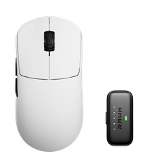 Chuột Gaming Không Dây RAWM Leviathan V4 - 55g, PAW3950, Dual 8K Polling Rate