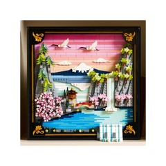 Bộ Mô Hình LEGO ART Khung Cảnh Hoa Anh Đào Nhật Bản #31218