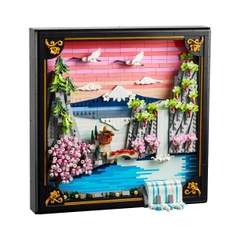 Bộ Mô Hình LEGO ART Khung Cảnh Hoa Anh Đào Nhật Bản #31218