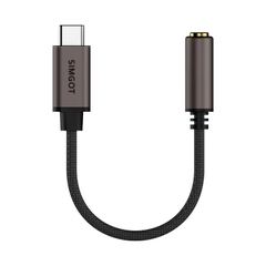 DAC SIMGOT DEW0S HiFi Khuếch Đại Âm Thanh Tai Nghe Type-C sang 3.5mm