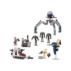 Bộ Mô Hình Lắp Ráp LEGO Star Wars Clone Trooper & Battle Droid #75372