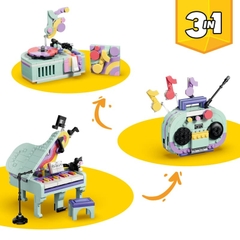 Bộ Mô Hình Lắp Ráp LEGO Music Decor Piano With Cat #31392