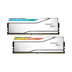 G.Skill Trident Z5 Royal RGB 32GB Memory Kit – Metallic Silver, 32GB (2x16GB) DDR5, 6400MHz