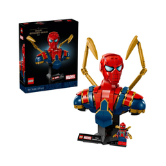 Bộ Mô Hình LEGO SUPERHEROES Bán Thân Iron Spider-Man #76326