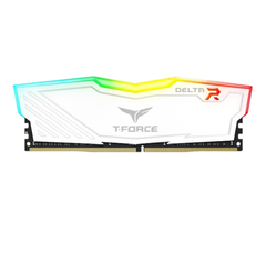 Ram PC TeamGroup T-Force Delta RGB White 16GB DDR4-3200