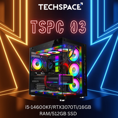 Gaming PC TSPC 03 (i5-14600KF/RTX3070Ti 8GB/16GB RAM/512GB SSD)