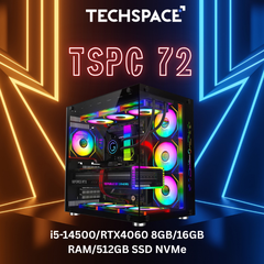 Gaming PC TSPC 72 (i5-14500/RTX4060/16GB RAM/512GB SSD NVMe)