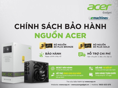 Nguồn ACER AC1000 PCIe 5.0 1000W Full Modular (80 Plus Gold)