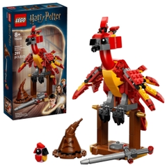 Bộ Mô Hình Lắp Ráp LEGO Harry Potter Phượng Hoàng Fawkes #76448