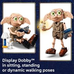 Bộ Mô Hình Lắp Ráp LEGO Huy Hiệu Hogwarts Và Dobby #66820