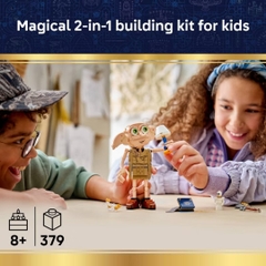 Bộ Mô Hình Lắp Ráp LEGO Huy Hiệu Hogwarts Và Dobby #66820
