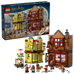 Bộ Mô Hình Lắp Ráp LEGO Cửa Hàng Quidditch & Tiệm Kem #76452