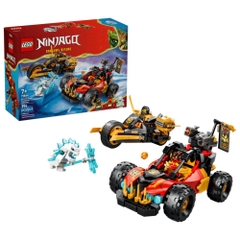Bộ Mô Hình Bộ Đôi Siêu Xe Chiến Đấu Của Kai Và Cole LEGO NINJAGO #71864