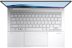 Laptop Asus Zenbook 14 Oled UX3405 2025 Ultra 9 285H RAM 32GB SSD 1TB 14" 3K OLED 120Hz Foggy Silver (Bạc Ánh Kim)