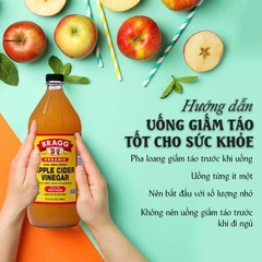 GIẤM TÁO HỮU CƠ BRAGG 473 ML
