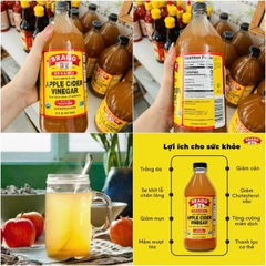 GIẤM TÁO HỮU CƠ BRAGG 473 ML