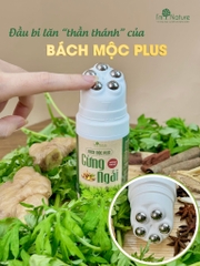 Nóng mạnh - Con Lăn Bách Mộc Plus - Massage Giảm Đau Mỏi Cổ Vai Gáy, Lưu Thông Khí Huyết