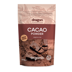 Bột cacao nguyên chất hữu cơ Dragon Superfoods 200g