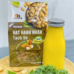 Hạnh nhân tách vỏ nướng mộc 500gr