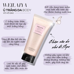 Ủ TRẮNG DA BODY VỎ HỒ ĐÀO - NIACINAMIDE BRIGHTENING SCRUB